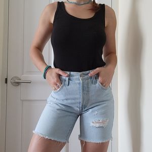 LEVI'S light wash shorts